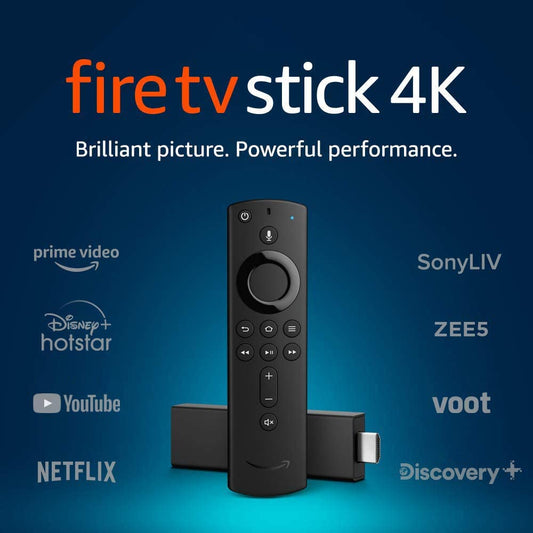 Fire TV Stick 4K with All-New Alexa Voice Remote | Streaming Media Player - CR