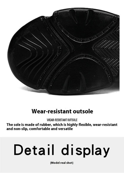 Men's Mesh Thick Bottom Height-increasing Running Shoes Outdoor Breathable Imported Shoes